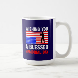 Wir wünschen Ihnen einen gesegneten Memorial Day-6 Kaffeetasse