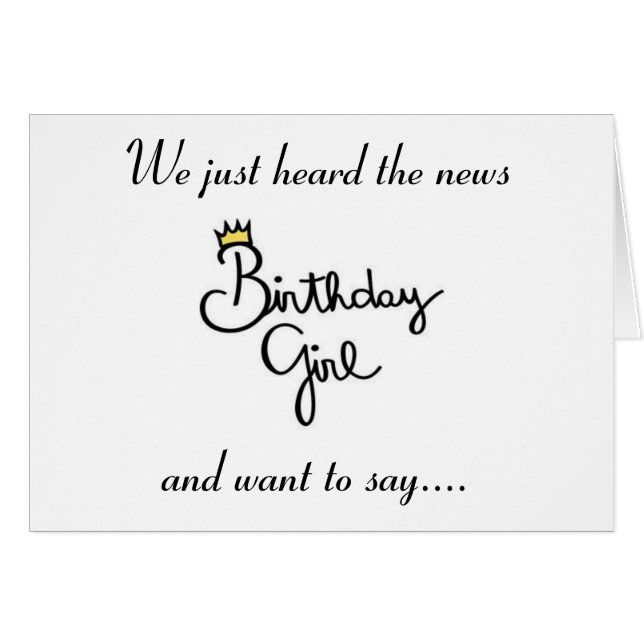 WIR WÜNSCHEN IHNEN EINEN **HAPPY GEBURTSTAG** DIE  (Vorderseite (Horizontal))