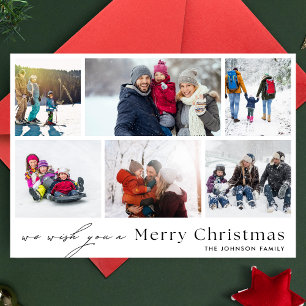 wir wünschen Ihnen FROHE WEIHNACHTEN 6 Foto-Coll