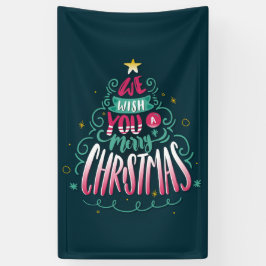 Wir wünschen Ihnen frohe Weihnachten Banner