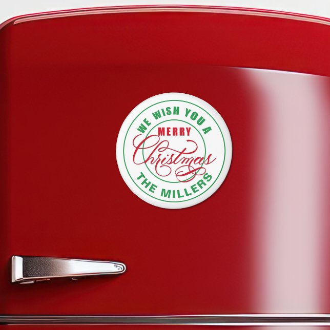 Wir wünschen Ihnen frohe Weihnachten Magnet (Von Creator hochgeladen)