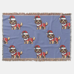 Wir wünschen Ihnen frohe Weihnachten mit niedliche Decke