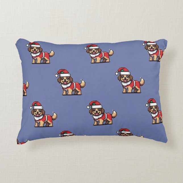 Wir wünschen Ihnen frohe Weihnachten mit niedliche Dekokissen (Vorderseite)