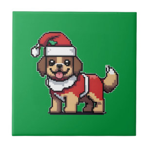 Wir wünschen Ihnen frohe Weihnachten mit niedliche Fliese