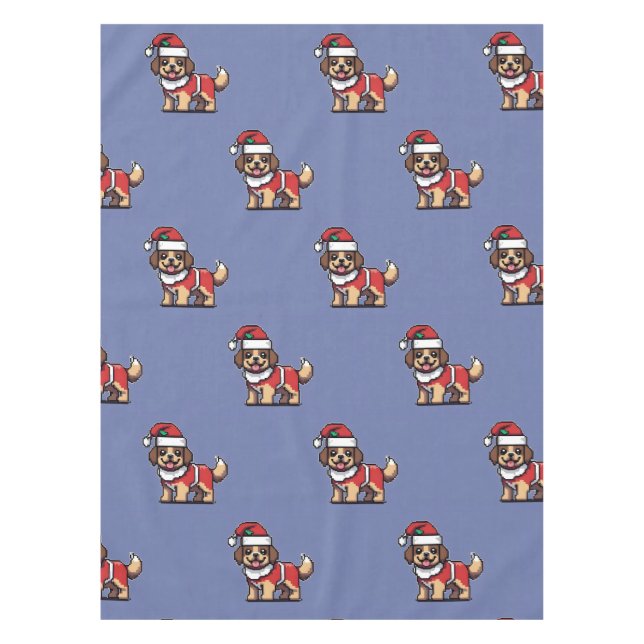 Wir wünschen Ihnen frohe Weihnachten mit niedliche Tischdecke (Vorderseite)