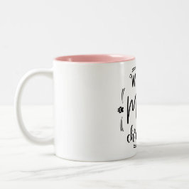 wir wünschen Ihnen frohe Weihnachten Zweifarbige Tasse