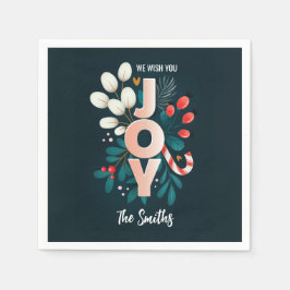 Wir wünschen Ihnen viel Spaß, Weihnachten Candy Ca Serviette