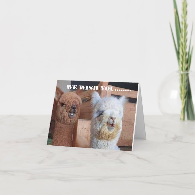 **WIR** WÜNSCHEN **YOU** ZUM BESTEN GEBURTSTAG JE! KARTE (Vorderseite)