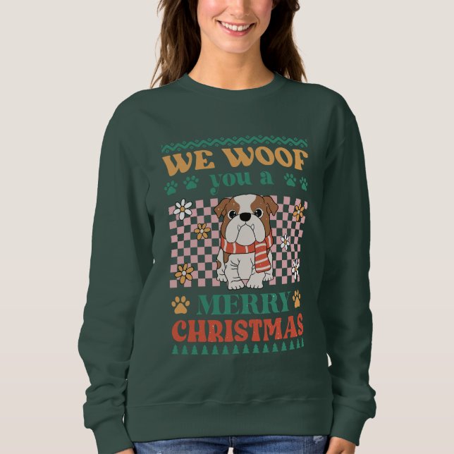 Wir würden dir frohe Weihnachten schenken Sweatshirt (Vorderseite)