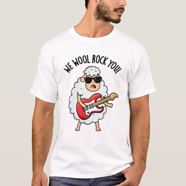 Wir würden euch einen lustigen Schafspuk rocken T-Shirt (Vorderseite)