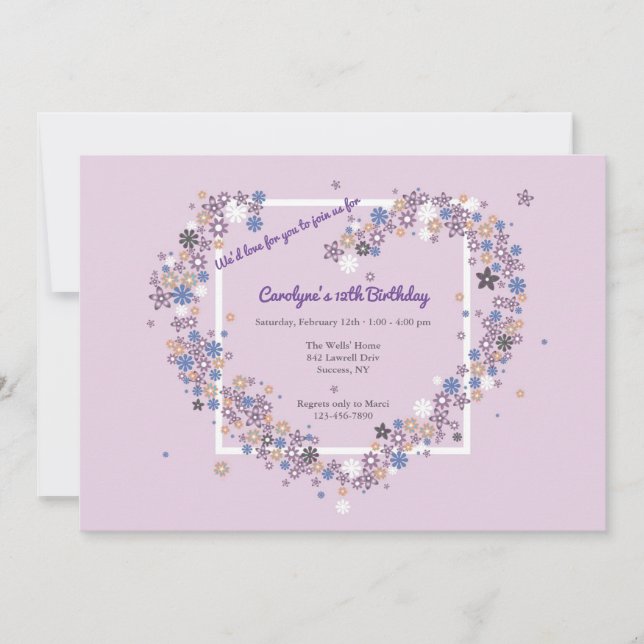 Wir würden Liebe haben, dass Sie uns beitreten Einladung (Vorderseite)