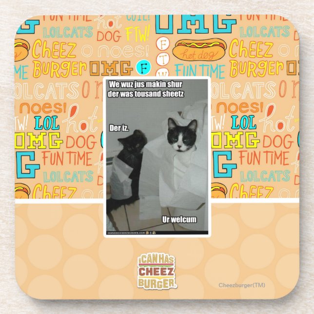 Wir wuz jus makin sur untersetzer (Vorderseite)