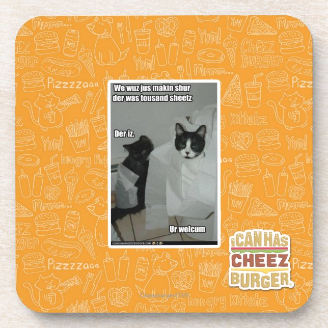 Wir wuz jus makin sur untersetzer (Vorderseite)