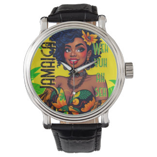 Wir yuh ah seh armbanduhr