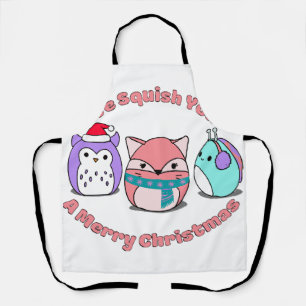 Wir zerquetschen dir frohe Weihnachten Schürze