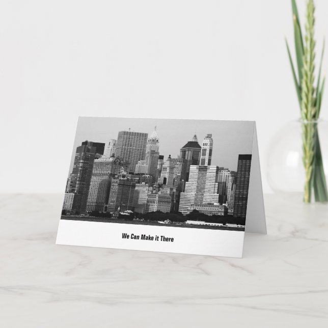 Wir ziehen nach New York Ankündigung (Vorderseite)