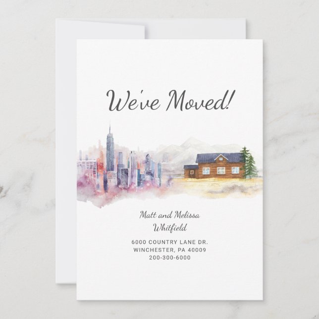 Wir zogen in das Land um Ankündigung (Vorderseite)