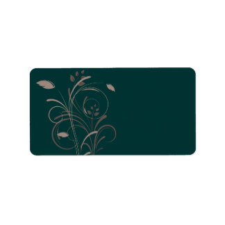 Wirbel Adressaufkleber