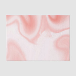 Wirbel aus weißem und Rose-Gold aus weichem Marmor Seidenpapier