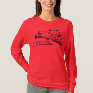 Wirbel-Bauernhof-langer Hülsen-Frauen T-Shirt