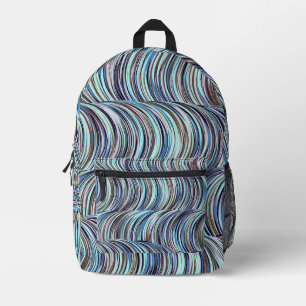 Wirbel Bedruckter Rucksack