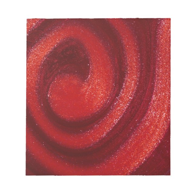 Wirbel der Nagellack Notizblock (Vorderseite)