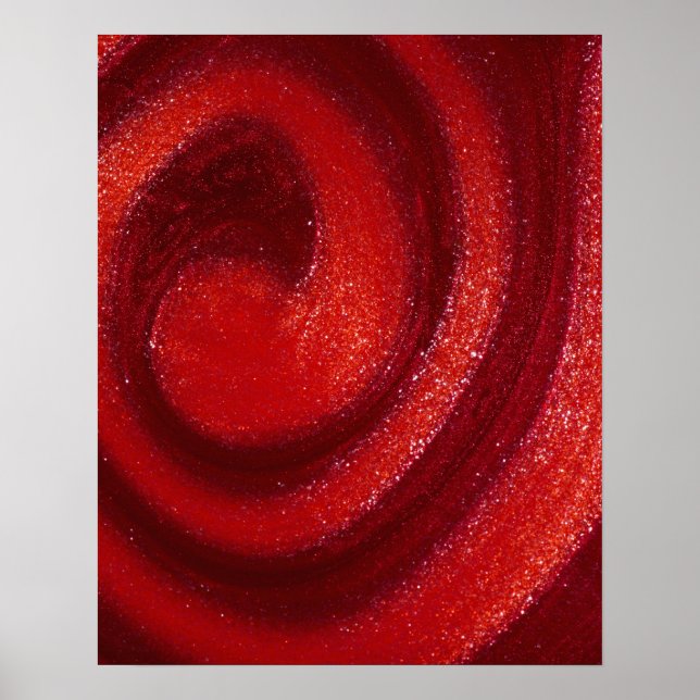 Wirbel der Nagellack Poster (Vorne)