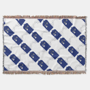 Wirbel der Polizeikiste werfen Blanket Decke
