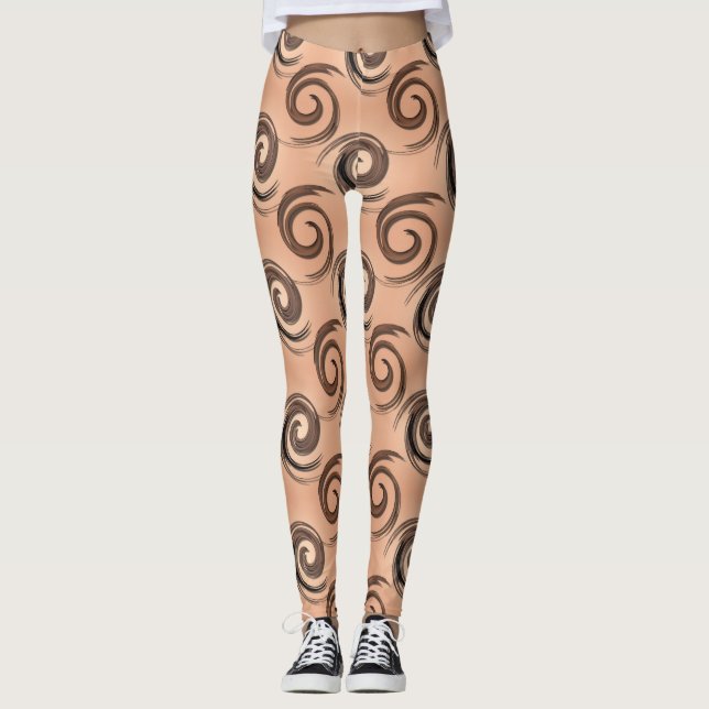 Wirbel des Lebens Leggings (Vorderseite)