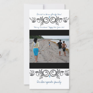 Wirbel Feiertagskarte