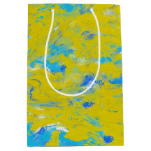 Wirbel Gelb, Blau und Weiß