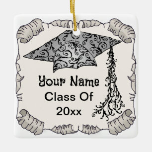 Wirbel-Grad-Kappe-Abschluss-Ornament Keramikornament