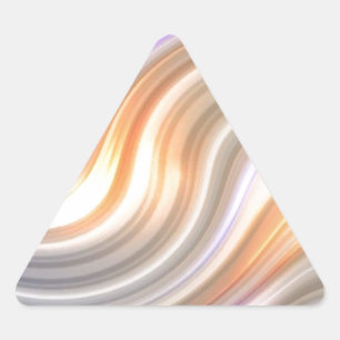 Wirbel in Bewegung Dreieckiger Aufkleber