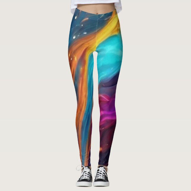 Wirbel Leggings (Vorderseite)