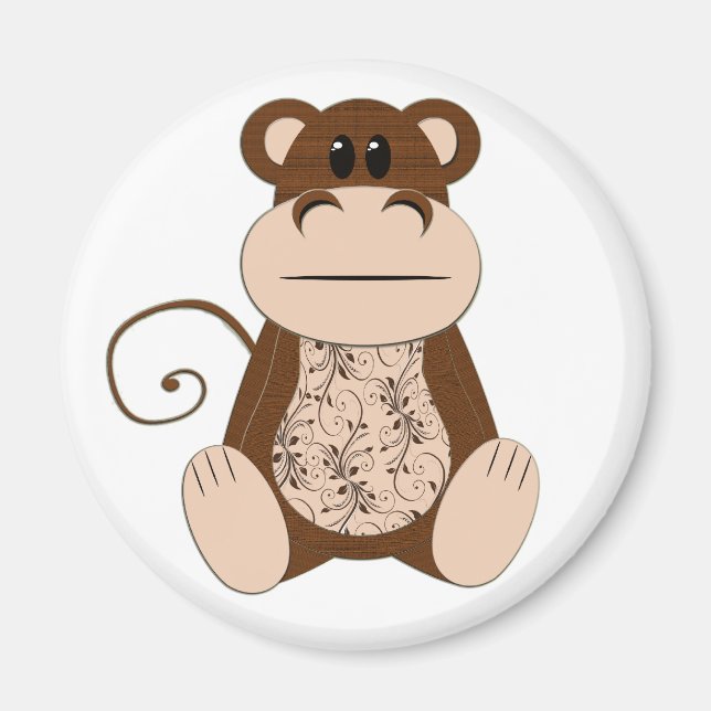 Wirbel Monkey Magnet (Vorne)