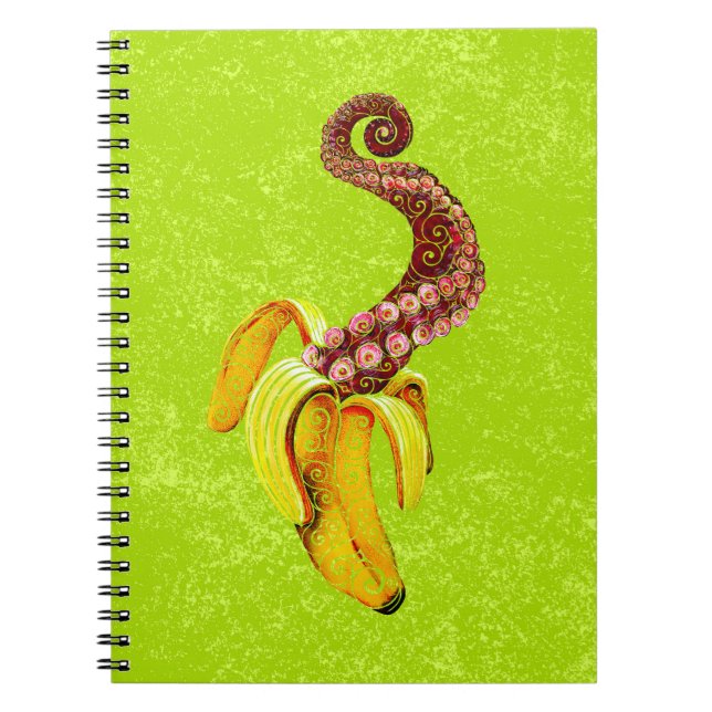Wirbel Mutant-Banana Notizblock (Vorderseite)
