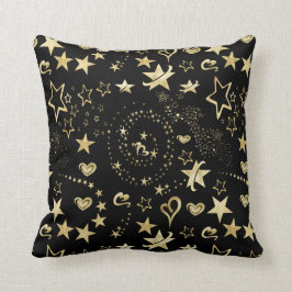 Wirbel Stars Pattern Kissen