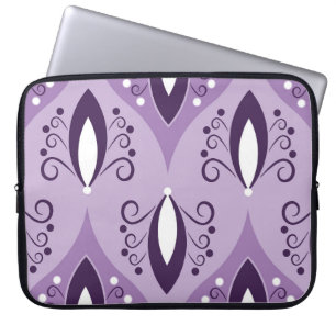 Wirbel Vintag Geometrische Nahtlose Kunst Laptopschutzhülle