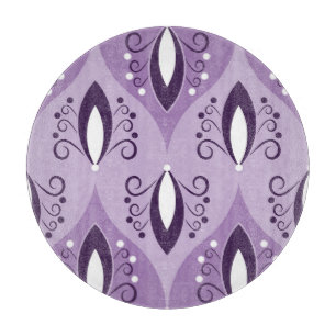 Wirbel Vintag Geometrische Nahtlose Kunst Schneidebrett