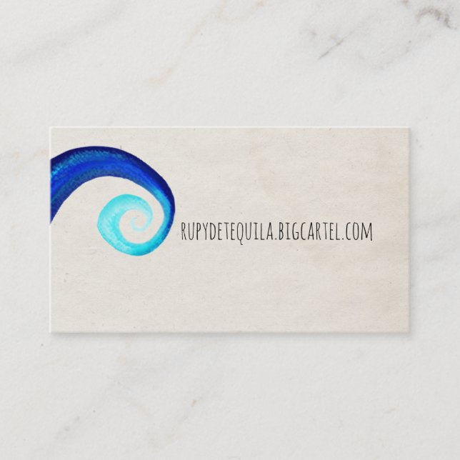 Wirbel Visitenkarten Visitenkarte (Vorderseite)