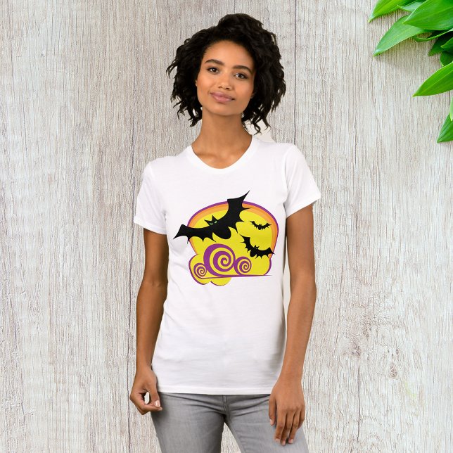 Wirbel zu Halloween-Night Vollmond T-Shirt (Von Creator hochgeladen)