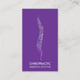 Wirbelbandorthopädie lila visitenkarte
