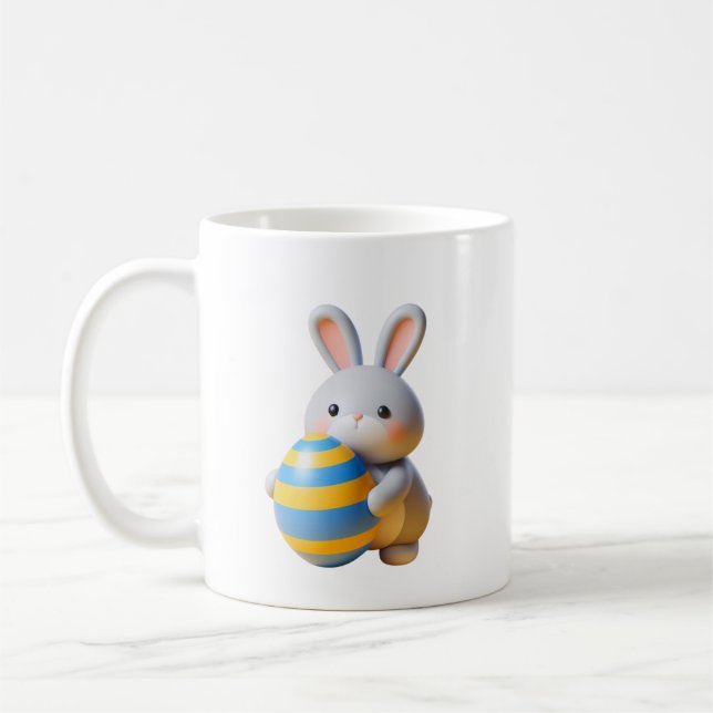 Wirbellose in einer farbenfrohen Wiese Kaffeetasse (Links)