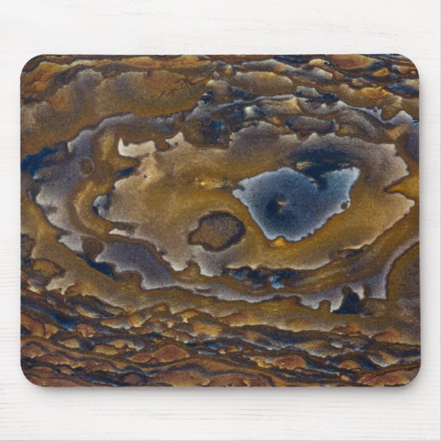 Wirbelmuster auf Jasper-Platte Mousepad (Vorne)