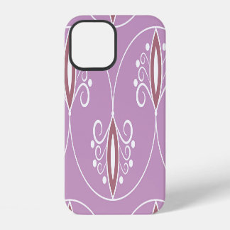 Wirbelnde Eleganz: Vintage-Geometrie iPhone 12 Hülle