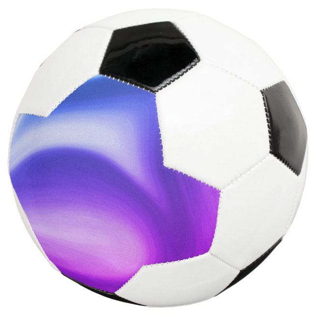 wirbelnde Purples Fußball (Dreiviertel)