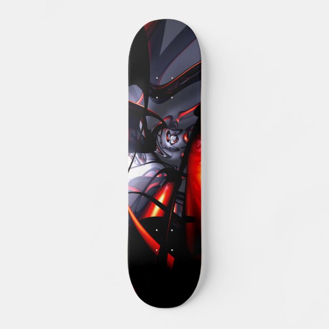 Wirbelnder Giftabstrakter Skateboard (Vorderseite)