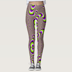 Wirbelndes Illusions-Yoga Leggings