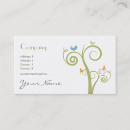 Wirbels-Geschäfts-Karte Visitenkarte