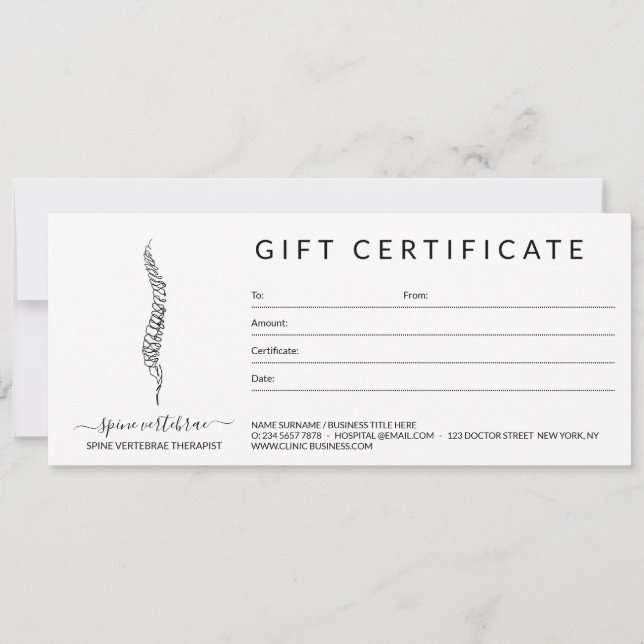 Wirbelsäule Chrio Orthopäde (Vorderseite)